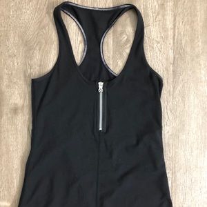 Zippered Lululemon workout tank top